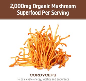 Foto 7 | Foto 7 | Suplemento Om Mushroom Superfood Cordyceps Organic Powder 100 G - Venta Internacional.