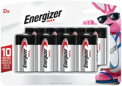 Foto 1 | Foto 1 | Batería Alcalina Energizer Max D Paquete De 8 - Venta Internacional.