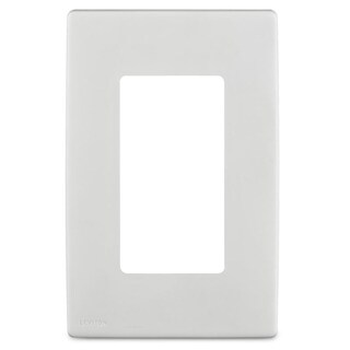 Foto 1 | Foto 1 | Plato De Pared Leviton Blanco 1 Banda Decorador De Plástico Sin Tornillos - Venta Internacional.