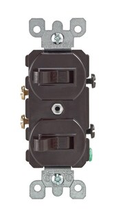 Foto 1 | Foto 1 | Interruptor Leviton 15a Unipolar Marrón Paquete De 1 Unidad - Venta Internacional.