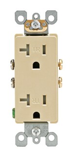 Foto 1 | Foto 1 | Outlet Leviton Decora 20a 125v Duplex Marfil 1 Paquete - Venta Internacional.