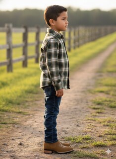 Foto 2 | Foto 2 | Botín Golden Shoes Cuadrado Ringle para Niño