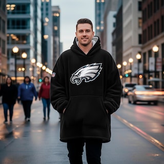 Foto 2 | Foto 2 | Poncho NFL Philadelphia Eagles Unisex