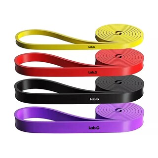 Foto 1 | Foto 1 | Kit Bandas De Resistencia Lab.g De Ejercicio Yoga Y Fitness Multicolor 4 Pcs