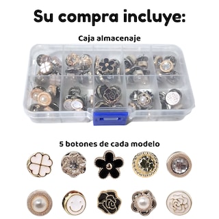 Foto 2 | Foto 2 | Broches Alfiler Botones Repuesto Accesorio Ropa 50pz