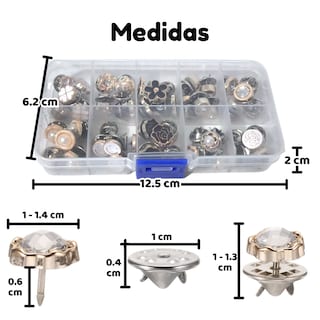 Foto 3 | Foto 3 | Broches Alfiler Botones Repuesto Accesorio Ropa 50pz