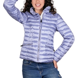 Foto 2 | Foto 2 | Chamarra Capitonada Para Mujer Con Capucha Greenlander Azul