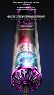 Foto 4 | Foto 4 | Secador De Cabello Xtellar Multiestilizador 1300w Alta Velocidad Con Iones Negativos Blanco