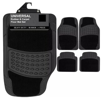 Foto 1 | Foto 1 | Tapetes Para Auto Xtellar Antiderrapantes Universales De Goma Negro