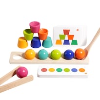 Juguete Montessori Para Niños Para Apilar Bolas A Juego - Venta Internacional.