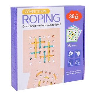 Foto 3 | Foto 3 | Juguete De Coordinación Mano-ojo Lacing Game Montessori Para Niños - Venta Internacional.