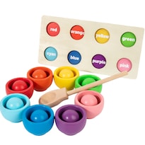 Juguete Educativo Montessori Baby Para Combinar Y Clasificar Colores - Venta Internacional.