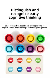 Foto 4 | Foto 4 | Juguete Educativo Montessori Baby Para Combinar Y Clasificar Colores - Venta Internacional.