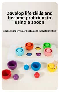 Foto 5 | Foto 5 | Juguete Educativo Montessori Baby Para Combinar Y Clasificar Colores - Venta Internacional.