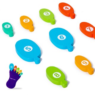 Foto 1 | Foto 1 | Juguete Educativo De Madera Con Reconocimiento De Manos Y Pies - Venta Internacional.