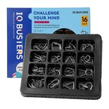 Juego De Rompecabezas Iq Kongming & Luban Lock Juego De Rompecabezas 16 Piezas - Venta Internacional.