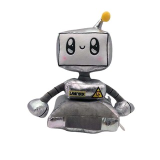 Foto 3 | Foto 3 | Muñeca De Peluche Ankybox Robot Color Gris 26 Cm Suave Para Niños - Venta Internacional.