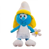 Muñeca De Peluche De Peluche Con Dibujos Animados Suaves De 40 Cm Pitufina Azul - Venta Internacional.