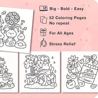 Foto 4 | Foto 4 | Libro Para Colorear Into Gardens Para Niños 31 Diseños Divertidos - Venta Internacional.