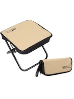 Taburete Plegable Portátil Y Plegable Silla De Campamento Color Caqui - Venta Internacional.