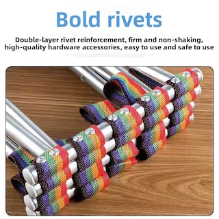 Foto 4 | Foto 4 | Taburete Plegable Silla De Camping Portátil Plegable Azul - Venta Internacional.