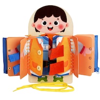 Juguete De Madera Busy Board Para El Aprendizaje Temprano De Habilidades Para La Vida - Venta Internacional.