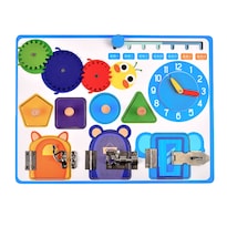 Tabla Montessori de Madera con Calendario y Reloj Educativo Multicolor para Niños - Venta Internacional