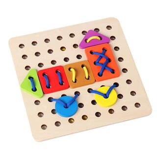 Foto 1 | Foto 1 | Juguete Montessori Creative Shape Matching de Stringing Game - Venta Internacional