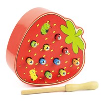 Juguete Magnético de Madera para Atrapar Insectos Educativo Multicolor para Niños - Venta Internacional