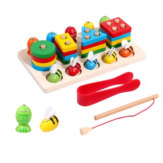 Foto 1 | Foto 1 | Juguete Educativo de Pesca de Abejas y Clasificación de Formas para Niños - Venta Internacional