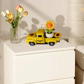 Foto 5 | Foto 5 | Camión Decorativo de Metal Foamworld Vintage con Girasol - Venta Internacional