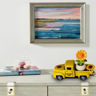 Foto 6 | Foto 6 | Camión Decorativo de Metal Foamworld Vintage con Girasol - Venta Internacional