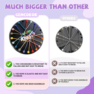 Foto 3 | Foto 3 | Juego De Desenredo De Cuerdas Nudos Cerebrales 10 Piezas Para Adultos Y Niños - Venta Internacional.