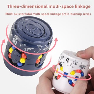 Foto 3 | Foto 3 | Juguete Giratorio Magic Bean Pop Can Rubik's Cube Para Niños - Venta Internacional.