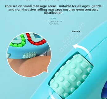 Foto 2 | Foto 2 | Juguete Fidget Spinner Magic Bean Azul Mejorado Para Niños - Venta Internacional.