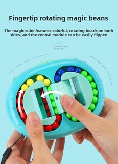 Foto 4 | Foto 4 | Juguete Fidget Spinner Magic Bean Azul Mejorado Para Niños - Venta Internacional.