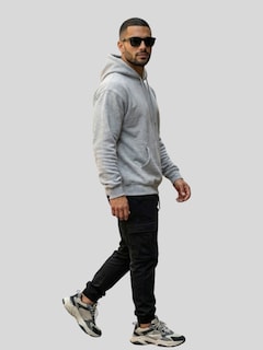 Foto 4 | Foto 4 | Sudadera Hoodie Sud-1021 Gris para Hombre