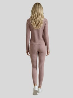 Foto 3 | Foto 3 | Conjunto 2 Piezas Blusa Manga Larga y Pants Coral para Mujer