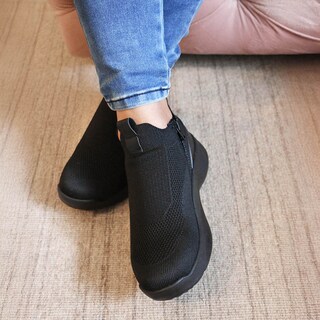 Foto 7 | Foto 7 | Tenis Comfy Step Unisex Negro Antiderrapantes Con Amortiguación Diseño Ergonómico Y Material Transpirable