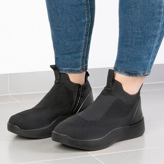 Foto 8 | Foto 8 | Tenis Comfy Step Unisex Negro Antiderrapantes Con Amortiguación Diseño Ergonómico Y Material Transpirable