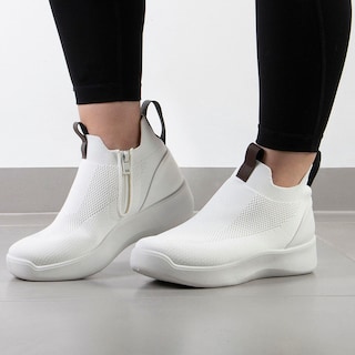 Foto 2 | Foto 2 | Tenis Comfy Step Unisex Blanco Antiderrapantes Con Amortiguación Diseño Ergonómico Y Material Transpirable