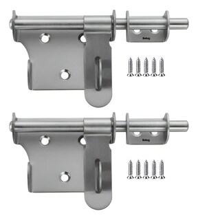 Foto 1 | Foto 1 | Cerrojo Belug Pasador Puerta Cerradura Acero Inoxidable 2 Pcs Plateado