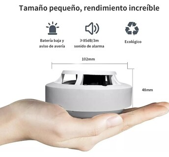 Foto 4 | Foto 4 | Detector De Humo Xtellar Fotoeléctrico 360° Con Alarma 80db Blanco