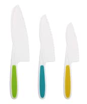 Cuchillo Para Frutas Penta Angel De Plástico Para Niños De Nailon Seguro 3 Unidades - Venta Internacional.