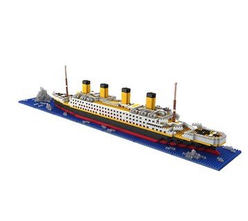 Foto 2 | Foto 2 | Bloques De Construcción De Juguete Titanic Boat Modelo 1860 Piezas Diy 3d - Venta Internacional.