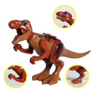 Foto 5 | Foto 5 | Juego De 8 Figuras Con Bloques De Construcción Y Dinosaurios Del Mundo - Venta Internacional.