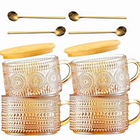 Set De Tazas De Café Y Recipientes De Avena Para Toda La Noche Aodse Vintage - Venta Internacional.