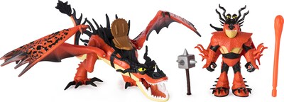 Foto 2 | Foto 2 | Juguete Dreamworks Dragons Deathgripper Y Grimmel Con Viking Durante Más De 4 Años - Venta Internacional.