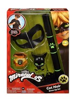 Set De Juego De Rol Miraculous Cat Noir Con Máscara Anillo Prenda Y Varilla - Venta Internacional.