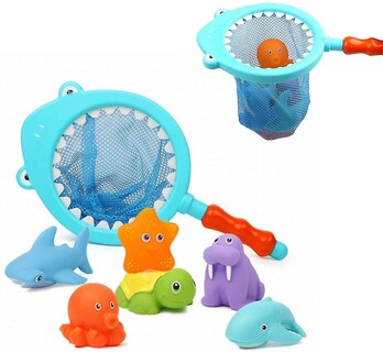 Foto 2 | Foto 2 | Set De Juego De Baño Para Pescar Animales Flotantes Con Peces - Venta Internacional.
